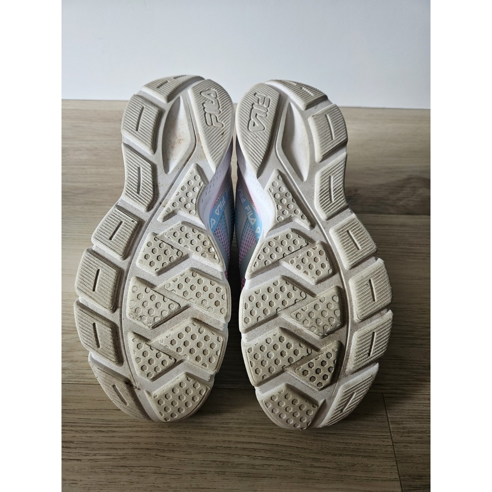 FILA Women's Memory Cryptonic 9 Running Shoes Grey/Pink/Blue Mesh Sneakers - Picture 7 of 7